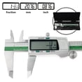 thumbnail image 1 of Digital Vernier Caliper-Stainless Steel Caliper with LCD Screen,0–150 mm,6-Inch Measuring Tool for Machinists, Woodworking, 1 of 8