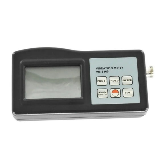 Digital Vibration Meter Tester 10Hz-10kHz Measures Acceleration Velocity Displacement RPM Frequency VM-6360 Gau Analyzer ,Versatile Frequency