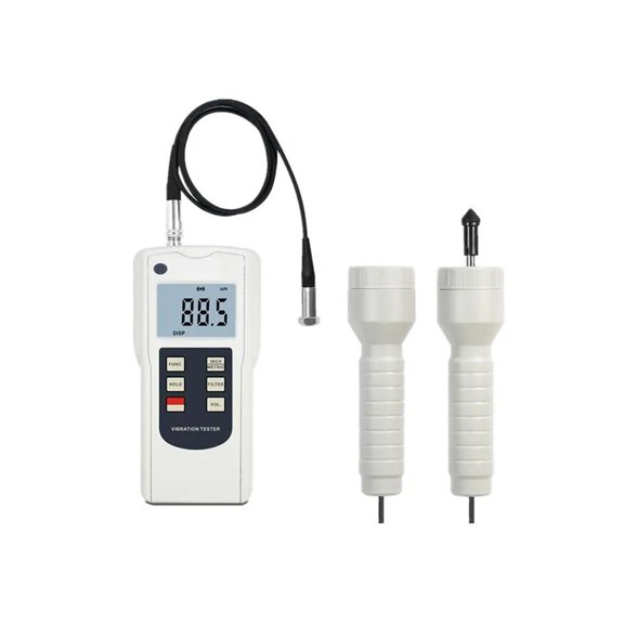 Digital Vibrometer Vibration Meter Tester Vibration Acceleration Velocity Displacement Tester With 10Hz~10kHz Frequency Range ,Versatile Frequency