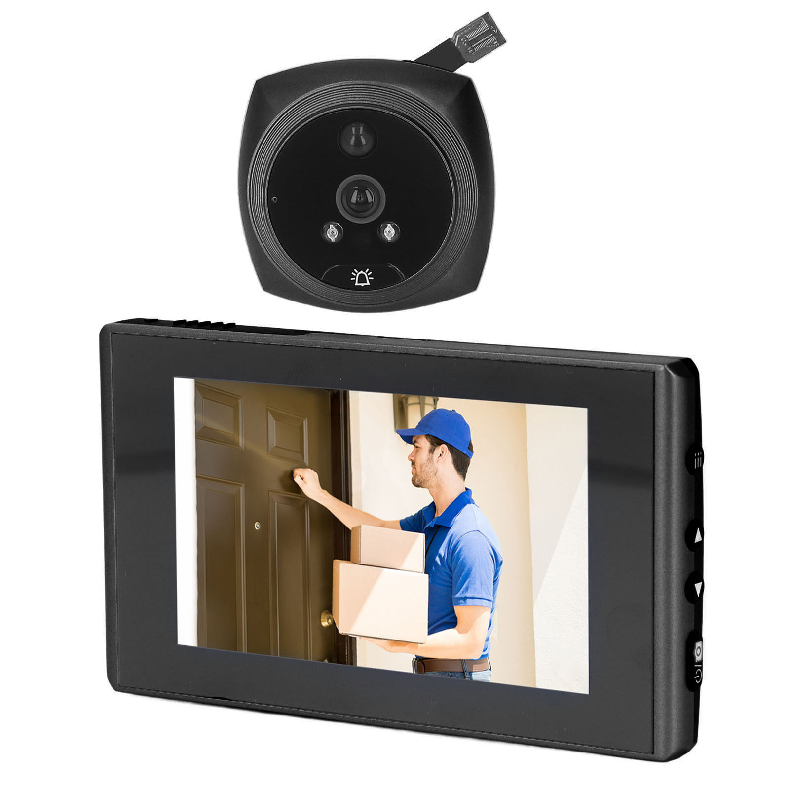 Digital Visual , 4.3 Inch HD Door Viewer Camera, Smart Automatic