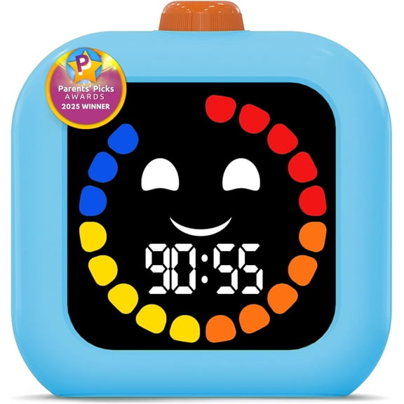 Digital Visual Timer for Kids - Rechargeable, Silent Count Up/Down for Calmer Routines - 99 Min Countdown Kids Timer for Classroom, Home & Therapy - Builds Focus & Independence