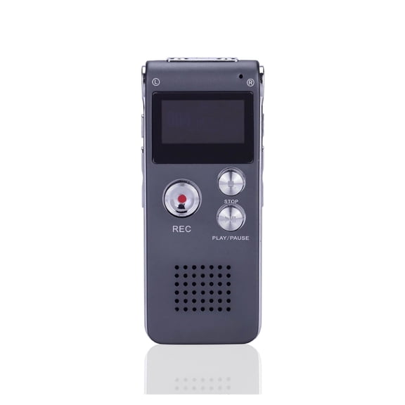 Digital Voice Activated Recorder with Playback Player Sound Recorder Professional Mini Flash