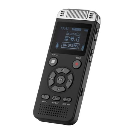 Digital Voice Recorder 128GB Voice Activated Audio Recorder with Playback USB