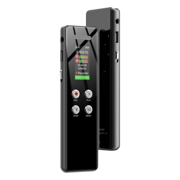 Digital Voice Recorder Activated with Playback for Lecture Meeting Recording Device Dictaphone
