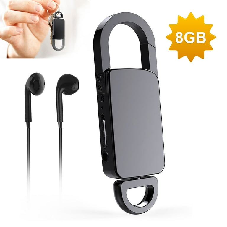 Voice recorder with earphones sale