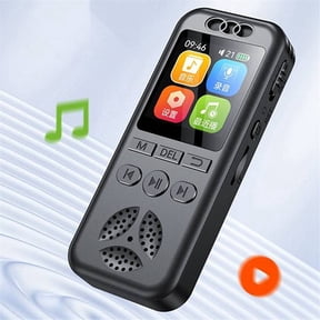 Digital Voice Recorder MP3 Player HD Noise Reduction WAV Audio Player One-Button Portable Recording Device