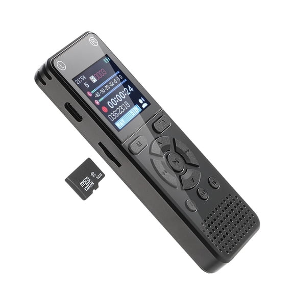 Digital Voice Recorder with Playback,Audio Recording Device for Lectures Meeting/Classes/Interviews,Tape Recorder with Voice Activated,Password,Noise Reduction,A-B Repeat,MP3 Player Etc