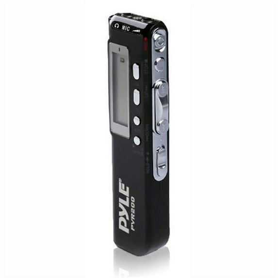 Digital Voice Recorder with 4GB Built-in Memory, Headphone Jack, LCD Display & Built-in Speaker