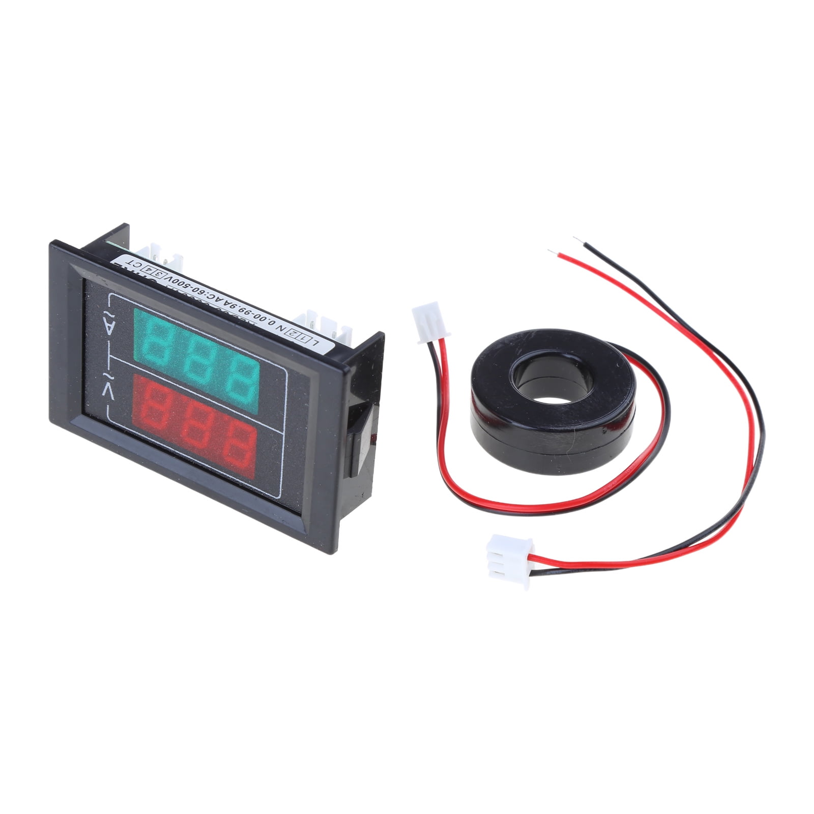 Digital Voltmeter Ammeter 50-500V 100A Voltage Current Meter Tester ...