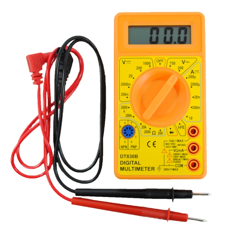Digital Voltmeter Ammeter Ohmmeter Multimeter Volt AC DC Tester Meter