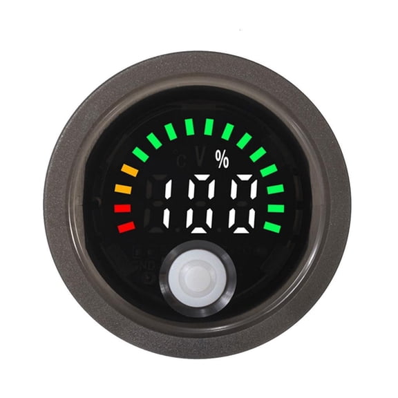 Digital Voltmeter Automotive Battery Tester For Motorcycle Solar Marine Systems