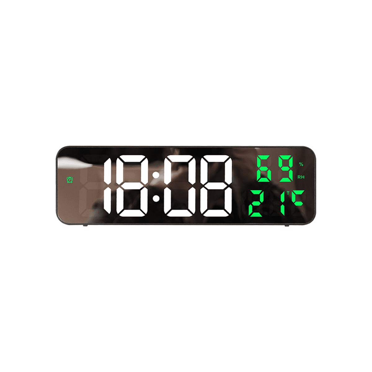 Digital Wall Clock Temperature and Humidity Display Night Mode Table