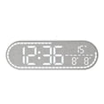 Digital Wall Clock with Date & Temperature, Full Screen LED Display ...