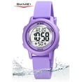 thumbnail image 1 of Children Digital  Watch Wristwatch Fashion Multifunction Waterproof Outdoor Sports Luminous Watch for Kids Students Boys Girls Purple, 1 of 8