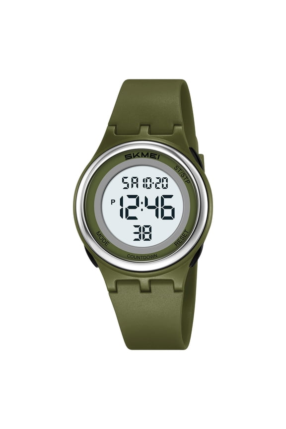 Digital Watch for Youth, Water Resistant Beginner Wristwatch, Colorful Electronic Timepiece with Alarm, Easy to Read Display Durable Watch for Daily Use, 30M Waterproof Small Watch