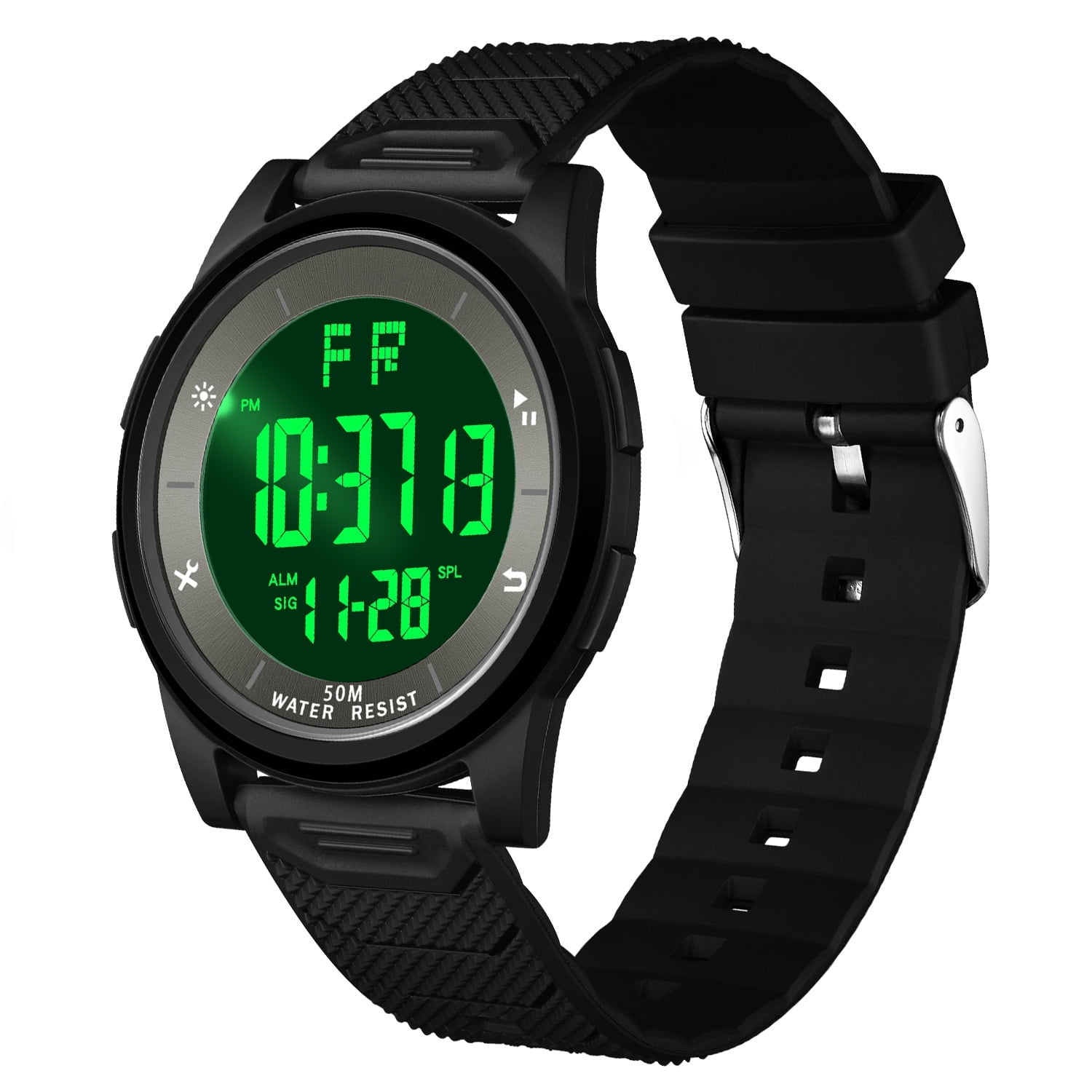 Ultra-Thin Waterproof Digital Watch for Men with Kuwait Ubuy