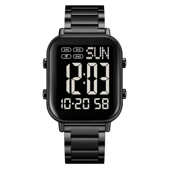Digital Watch for Men Waterproof with Luminous Display for Swimming, Hiking, Camping, Running and Outdoor Sports