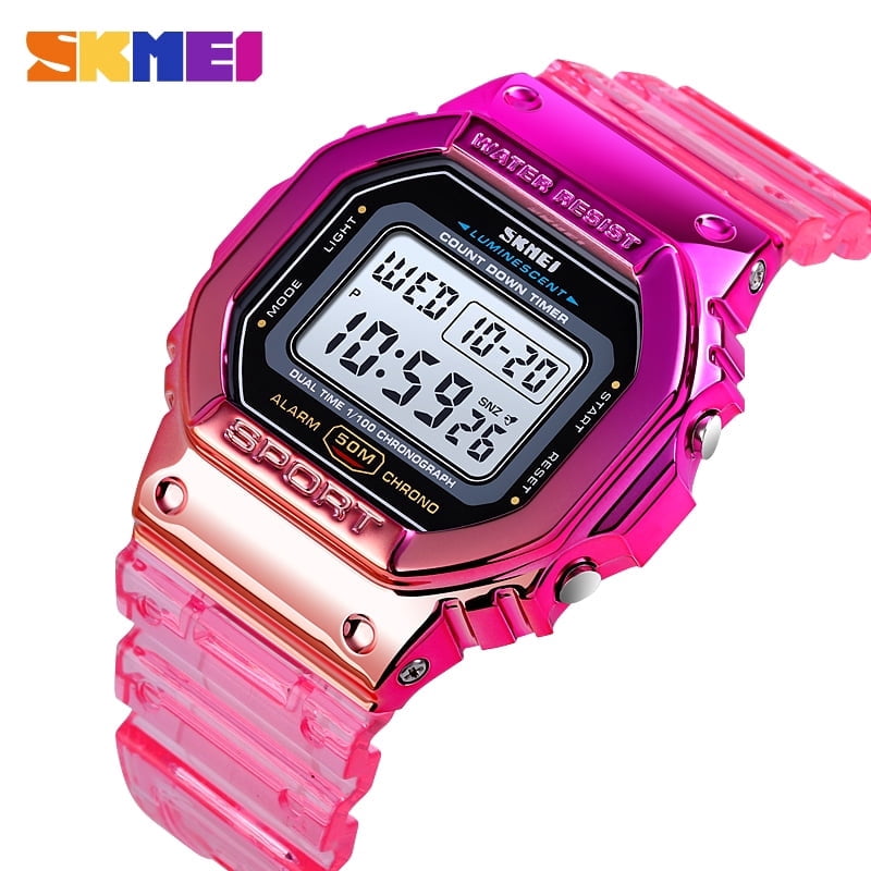 Pink Sports Watches display picture 3