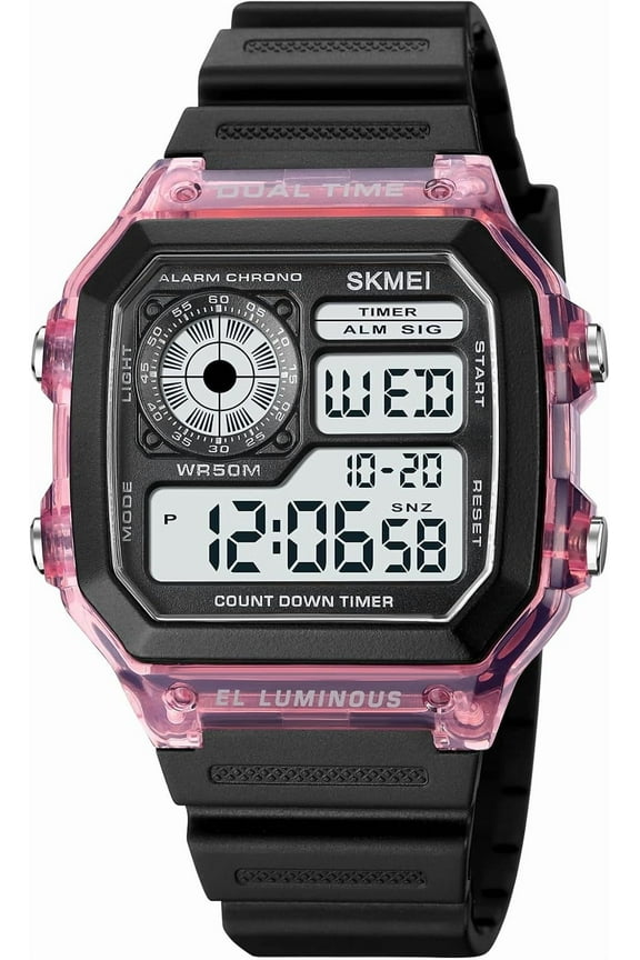 Digital Watch for Men Women, Waterproof Watches for Women Men's Wrist Watches, Fashion Sport Mens Digital Watches Dual Time Date Stopwatch