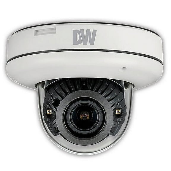 Digital Watchdog DWC-MV85WIATW MEGApix IVA 5MP Low-Profile IR Vandal Dome Camera, 2.7-13.5mm Varifocal Lens, White