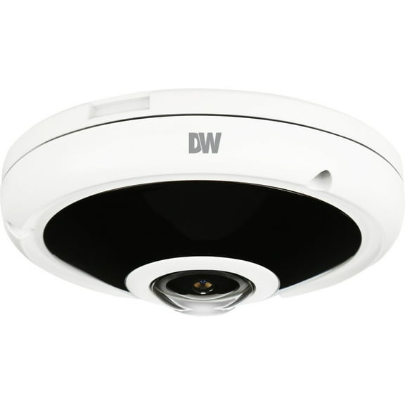 Digital Watchdog MEGApix PANO DWC-PVF5DI1TW 5 Megapixel Outdoor Network Camera, Monochrome, Color, Fisheye, White, TAA Compliant