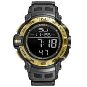 Digital Watches Sport SMAEL Watch For Men 50M Waterproof Alarm Clock Auto Date Watch Orange Bracelet 1511 Men's Watches Military