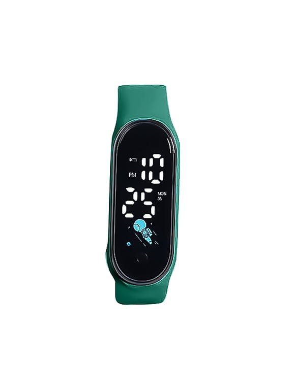 Digital Watches for Man & Women Teenager Waterproof Sports Watches Casual Electronic Timer Stopwatch/Alarm for Running & Swimming Dark Green