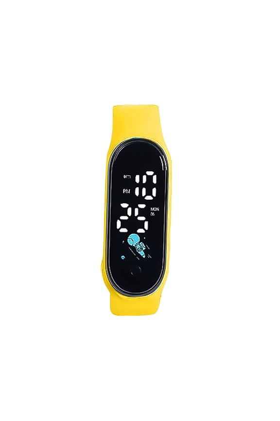 Digital Watches for Man & Women Teenager Waterproof Sports Watches Casual Electronic Timer Stopwatch/Alarm for Running & Swimming Yellow