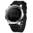 thumbnail image 1 of Digital Watches for Men Women Waterproof Unique Watch Stopwatch Countdown Alarm Analog Silicone Strap  Case, 1 of 8