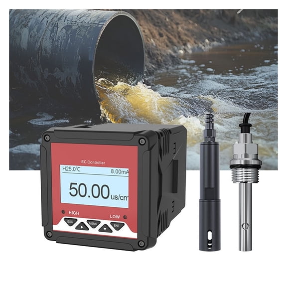 Digital Water Conductivity TDS Meter Stainless Steel Conductivity Sensor For Environmental Monitoring - 2-2000US/CM_1