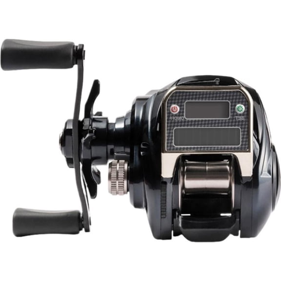 Digital Water Drop Wheel, Explosion-Proof line Fishing line Wheel, Brake Lure Rod Wheel, Digital Boat Fishing Counter Electronic Spooler for Trolling, Jigging, Spooling Tackle Tool Gear - Left