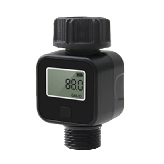Digital Water Flow Meter Standard 3/4" Hose Water Meter For Outdoor Garden