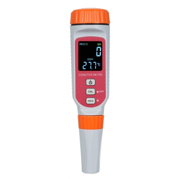 Digital Water Quality Meter 3 In 1 COND/TDS/Temp Meter 0~1999ppm/0~19.99ppt Pen Type Waterproof Conductivity Meter ,Pocket Size Sensor
