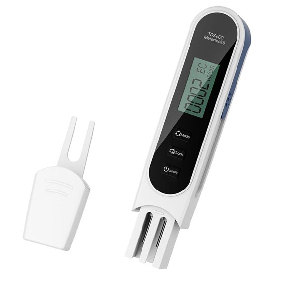Digital Water Quality Tester, Accurate and Reliable Digital TDS EC & Temp(C,F) , 0-9990PPM TDS Meter