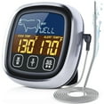 thumbnail image 1 of Digital Water Thermometer with Long Probe, Digital Instant Read Meat Thermometer with Large Touchscreen LCD, Grill Thermometer, Cooking Food Meat Thermometer Instant Read for Smoker Kitchen BBQ Oven, 1 of 7