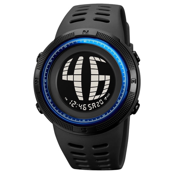Digital Waterproof Electronic Watch Sports LED Backlight Multifunction ...