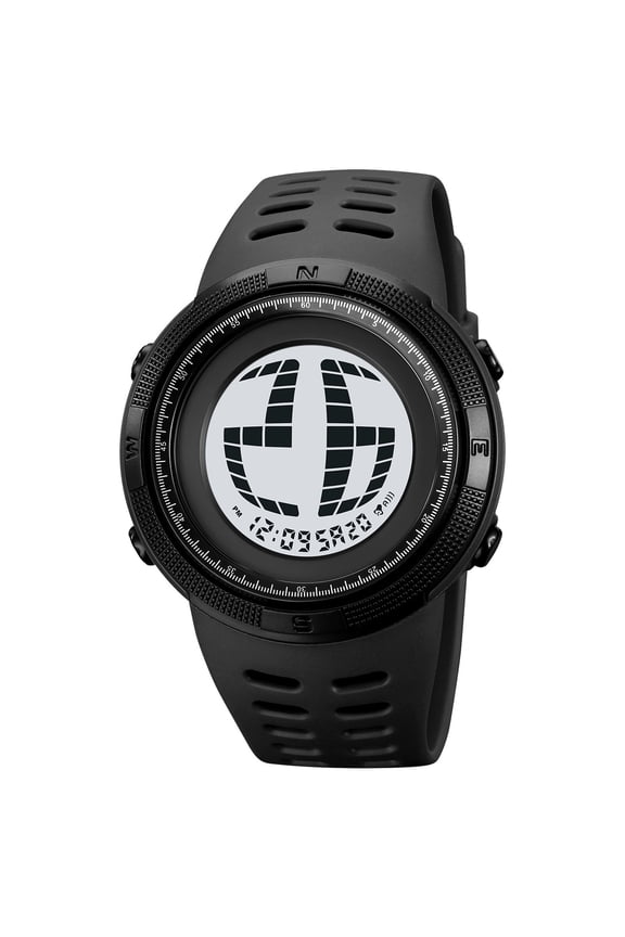 Digital Waterproof Sports Watch with 50M Water Resistance, Multi-Function Pixel Display, EL Backlight, ABS+TPU Lightweight Build, Ideal Gift for Men and Women