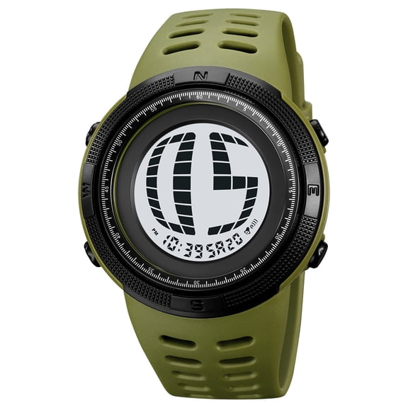 Digital Waterproof Sports Watch, Multi-Function Time Date Alarm Stopwatch 50M Water Resistant LED Display For Outdoor Running Hiking And Daily Wear