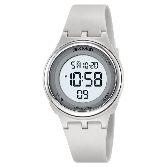 Digital Waterproof Watch - Electronic 's Wristwatch with Clear Display, Alarm Function, Lightweight and Adjustable, Safe Materials for Daily Wear C