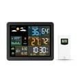 thumbnail image 1 of Digital Weather Station Clock Indoor Outdoor Temperature and Humidity Meter Weather Forecast ,Weather Forecast, 1 of 5