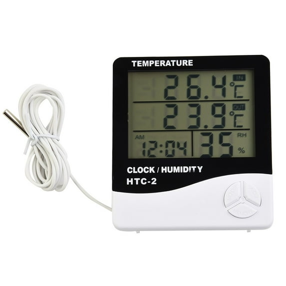 Digital Weather Station with Outdoor Sensor, Thermometer and Hygrometer for Home