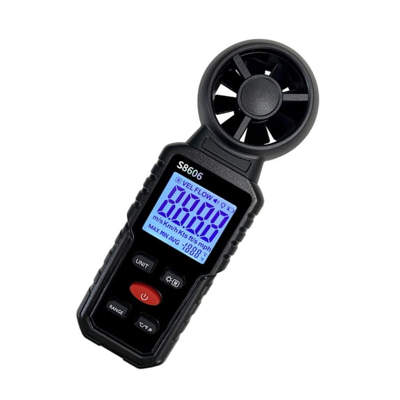 Digital Wind Meter Featuring High Accuracy Measurement Wide Ranges Capability Multiple Unit Option Lightweight