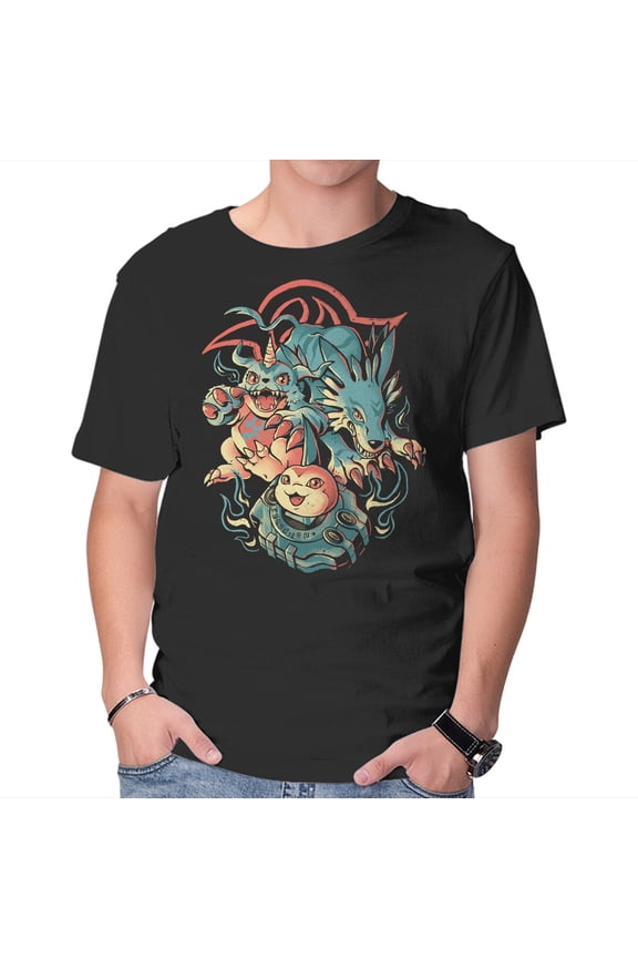 Digital Wolf Evolution Unisex T-Shirt Tee Sweatshirt Hoodie Tank Top