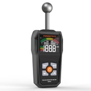 POROMETISTO Digital Wood Moisture Meter, 20-40mm Analysis Depth, Non-destructive Spherical Hygrometer Wood, Cement, Plaster, Concrete, Building Materials Moisture Detector