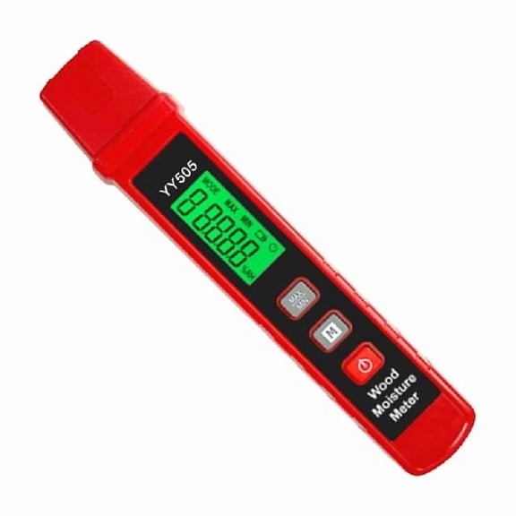 Digital Wood Moisture Meter Damp Detector Two Pin Humidity Tester Timber