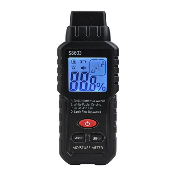 Digital Wood Moisture Meter Wood Moisture Tester Wood Board Moisture Meter