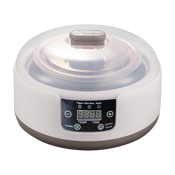 Digital Yogurt Maker with Adjustable Temperature & Time Control – Automatic Yogurt Machine with LCD Display, Constant Temperature Setting for Homemade Yogurt Making