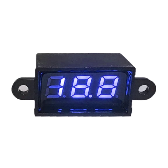 Digital for Voltmeter 0.28 Inch Two-Wire 3.5V-30V Digital for Waterproof Dustproof & Resistant Voltmeter