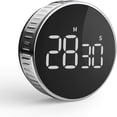 thumbnail image 1 of Digital kitchen timer with magnetic mount, kitchen alarm clock LCD screen, timer egg timer, ideal for cooking, baking, studying, etc, 1 of 8