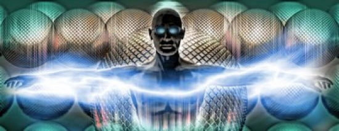 Digital man Canvas Art - Panoramic Images (15 x 6)